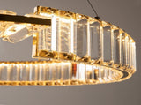 BAMDECOR C3318/1 Modern Crystal Chandeliers Lighting Contemporary Round Chandelier Lighting V255-BAM-C3318-1-60