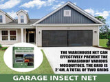Mosquito Net Garage Door Screen 2 Car Upgrade Double Door Self Sealing Fiberglass Mesh Garage Screen V1370-AZ4-19645