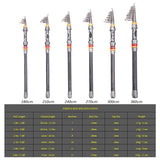 Carbon Rod Fly Telescopic Fishing Rod and Reel Combo Full Kit Carbon Fiber Fishing Rod Pole V1369-AZ3-W-16024