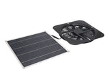 Solar Panel Fan Kit Solar Exhaust Fan 100W Solar Powered Panel with 10inch Round Fan for Greenhouse V1294-YM0706-3114230113611