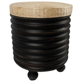 Nero Wave Stool / Side Table 40x45cm V637-90321STL