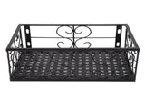 Balcony Flower Pot Stand Thickened Iron Decorative Patio Railing Shelf With Retainers for Windowsill V1294-YM0717-3111220212813