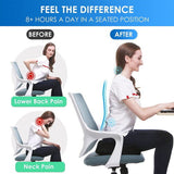 Coccyx Seat Cushion Ergonomic Posture Car AU Relieve Sciatica Back Tailbone Pain V201-W12898037