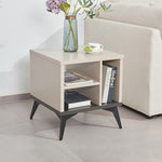 Lamp Table 3 Open Storage Cabinet MDF in Champagne Colour V43-LT-MAXL