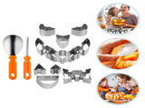 Pumpkin Carving Tools, Assorted Colors, Stainless Steel and Plastic, Safe and Easy to Use 1Set V1370-AZ4-18135