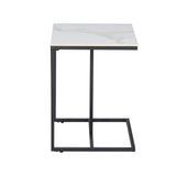 C-Shaped Marble Accent Side Table V767-JJ-XZ776