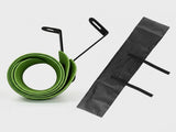 Universal Bicycle Rain Protection Kit - Rollable Green TPE Mudguards & Black Waterproof Handlebar V888-ELOSUNG56546