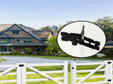 Heavy Duty Self Closing Gate Hinges for Wooden Fences , 90 Degree Adjustable Gate Door Hinges V1366-AZ2-W-17770