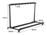 Karrera Steel Multi Guitar Stand for 7 Guitars STD-007