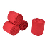 4Pcs Horse Leg Warp Self Adhesive Breathable Wear Resistant Animal Leg Bandage for Cows Horses Red V1294-YM0523-3111220079312