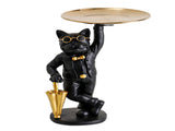 Bulldog Desk Storage Tray Statue Beautiful Handcrafted Resin Bulldog Storage Key Tray for Home Porch V1294-YM0716-3115220068112