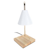 Candle Warmer Lamp Dimmable Decorative Electric Candle Warmer Lamp with Oak Base for Bedroom Living V1294-YM0901-3119240050212