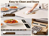 Devanti Food Warming Mat 60 x 38cm Electric Food Warmer With Timer White FWM-6D-WH