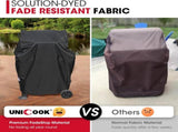 32 Inch Small Grill Cover, Heavy Duty Waterproof 2 Burner Gas BBQ Cover, Compatible with Weber V1258-DP02-C-145