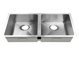 Cefito Kitchen Sink 77X45CM Stainless Steel Basin Double Bowl Silver SINK-7745-R010