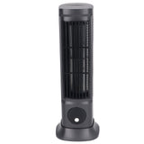 Desktop Tower Fan Professional Efficient Quiet 3 Levels Adjustable Bladeless Desk Fan for Bedroom V1294-YM0901-3113240073511