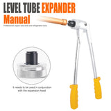 Manual Copper Tube Expander with Lever Design for Refrigeration Pipe Flaring and Connection, V1341-ZY-TYBEEXP6-SILVER