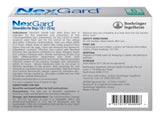 Nexgard Large Dogs 10.1-25Kg Green 3pk NEXGARD-WNL3