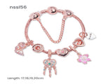 Charm Bracelets Mix & Match Offer - 10 Styles with Cartoon, Vintage & More, Get Discount on 3 V1132-NSSL61-TRIPLE