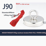neodymium fishing magnet, N52 magnet, magnet fishing kit, deep sea magnet, river magnet fishing, V1102-133-24403-SLR-J80-20R