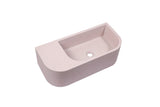 New Concrete Cement Wash Basin Counter Top Matte Pink Wall Hung Basin V549-6530CONPINK