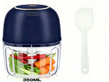 350ml Household Multifunctional Automatic Food Processor-blue V1221-350ML-HOUSEHOLD-MULTIFUNCTIONAL-AUTOMATIC-FOOD-PROCESSOR-BLUE