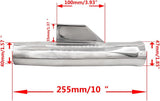 Boat Fishing Rod Holder Stainless Steel Flared Weld-on Coped Blade Angeled & with 1-7/8'' Inner V1259-DP01-A-1334