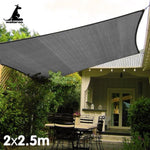 Wallaroo Outdoor Sun Shade Sail Canopy Grey Rectangle 2 x 2.5M GYSS-2X25