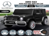 Kahuna Mercedes Benz AMG Licensed G63 Kids Electric Ride On Car Remote Control Dual 50W Motors CAR-G63-S307-BK