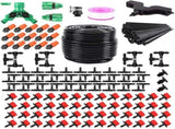 50m Automatic Drip Irrigation System for Garden Greenhouse, Lawn, Terrace, Compatible with Most V1188-MS-325-1268