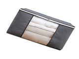 4Pcs Gray Quilt Storage Bag Organizer Large Capacity Breathable House Moving Clothes Packing Bag V1294-YM0703-3117230044311