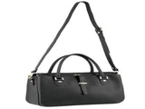 Morrissey Italian Womens Structured Leather Handbag Ladies Bag - Black V563-MO-3159-BLK
