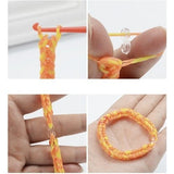 4400pcs DIY Loom Bands Rubber Band Kit, MultiColor V1237-ZY-506-0865