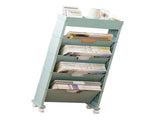 Classroom Bookshelf Multilayer with Universal Wheel Book Storage Shelving for Living Room V1294-YM0512-3117220266612