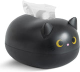Cat Tissue Dispenser, Cartoon Toilet Paper Holder Dispenser Box with 2 Toothpick for Car Home V1259-DP01-A-710