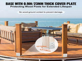 152.4x152.4 Post Base, 10Pcs Stainless Steel Post Anchor Bracket, V952-BBLZDZ6X6INCJSW8JV0