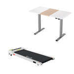 Artiss 140cm Automatic Standing Desk with 360mm Electric Walking Pad Treadmill SDTM-114G-GYNW-140-360WH