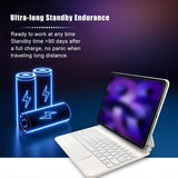 Tablet Keyboard Case Bluetooth Touchpad Keyboard for Pro 11 Inch Black V1263-JX-7787