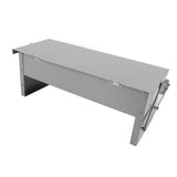 Automatic Chicken Feeder Steel Large Capacity Water Resistant Poultry Feeder Food Dispenser with Lid V1294-YM0901-3111240265911