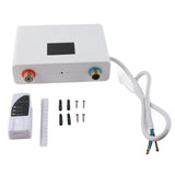 5500W Tankless Instant Electric Water Heater with Touch Panel Remote Control for Kitchen Bathroom V1294-YM0714-3113210258512