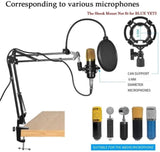 Microphone Radio Broadcasting Stand With 3/8t o 5/8 Screw Adapter 101_14766