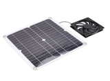 Solar Panel Fan Lightweight Portable Solar Powered Fan Kit for Cars RVs Travel Home 12W V1294-YM0715-3114220049211