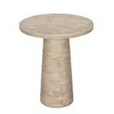 LOGAN CEMENT ROUND SIDE TABLE V742-60957