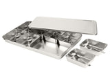 8 Grids Stainless Steel Seasoning Box Condiment Storage Containers Seasoning Jar Kitchen Utensils V1294-YM0901-3118200093811