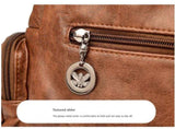 Grey Vintage Soft Leather Hobo Bag for Women - Multi-Pocket Shoulder Purse & Crossbody Handbag V888-ELOSUNG38083