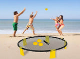 Mini Volleyball Set Outdoor Game Garden Beach Net Ball Kit Sport Toys V63-837301