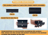 Heavy-Duty Ladder Hanger-Wall Mount Ladder Hooks for Ladder Storage-Wheelbarrow Hangers for Garage V1369-AZ3-W-08363