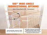Baby Gate, 749-1229 mm Extra Wide, 762 mm High, Dog Gate for Stairs Doorways and House, Easy Step V952-LGXCWZLBS3059RN9WV0