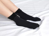 12 Pairs Large Thick Fur THERMAL HEATED SOCKS Warm Winter Work Ski Reversible V563-W8253-BLACK-12PAIRS