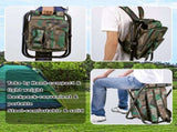 Camouflage Folding Camping Chair Portable Compact Adjustable Fishing Stool for Outdoor Use V1258-DP02-BOL-479